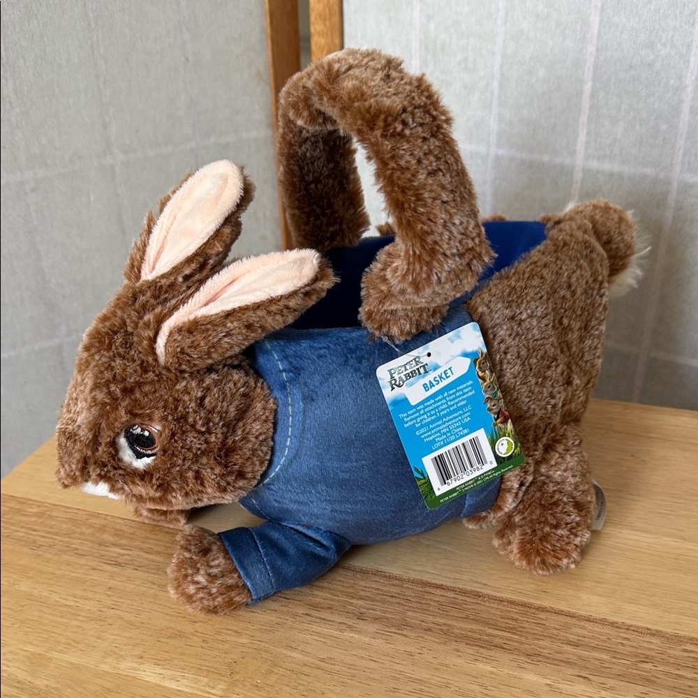 Plush Peter Rabbit Bunny Basket